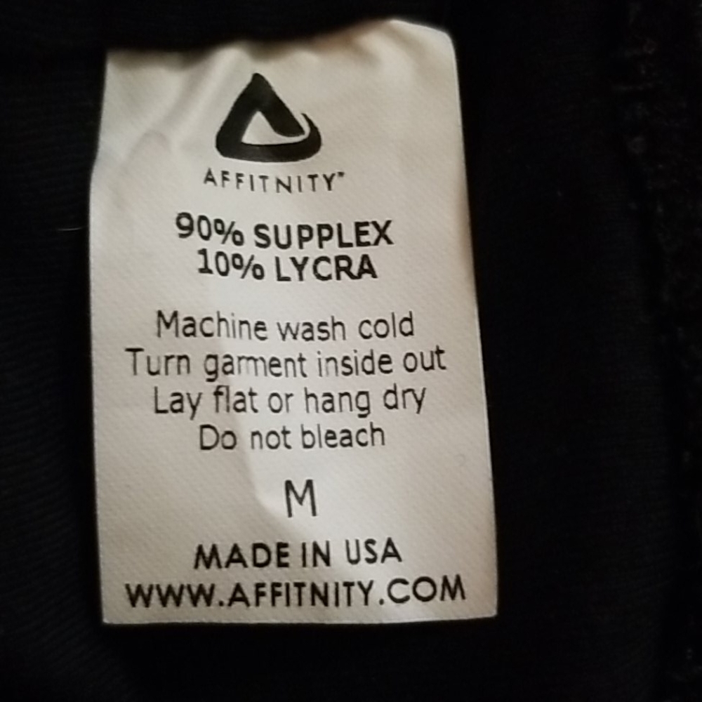 Affinity Black One Shoulder Sports Bra - Picture 6 of 6